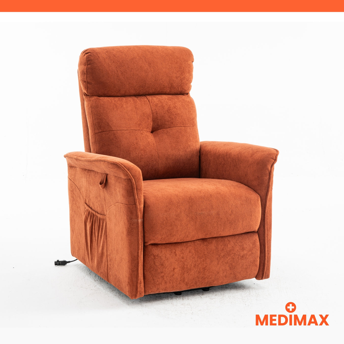 Fauteuil releveur electrique 2 moteurs — dossier et jambes independants