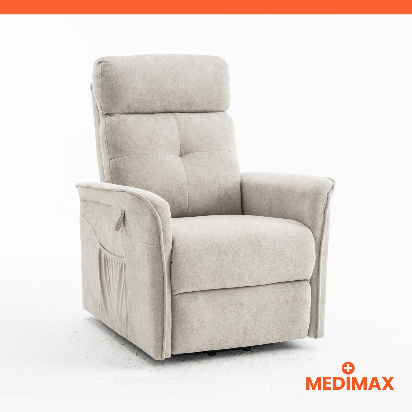 Fauteuil releveur electrique 2 moteurs — dossier et jambes independants