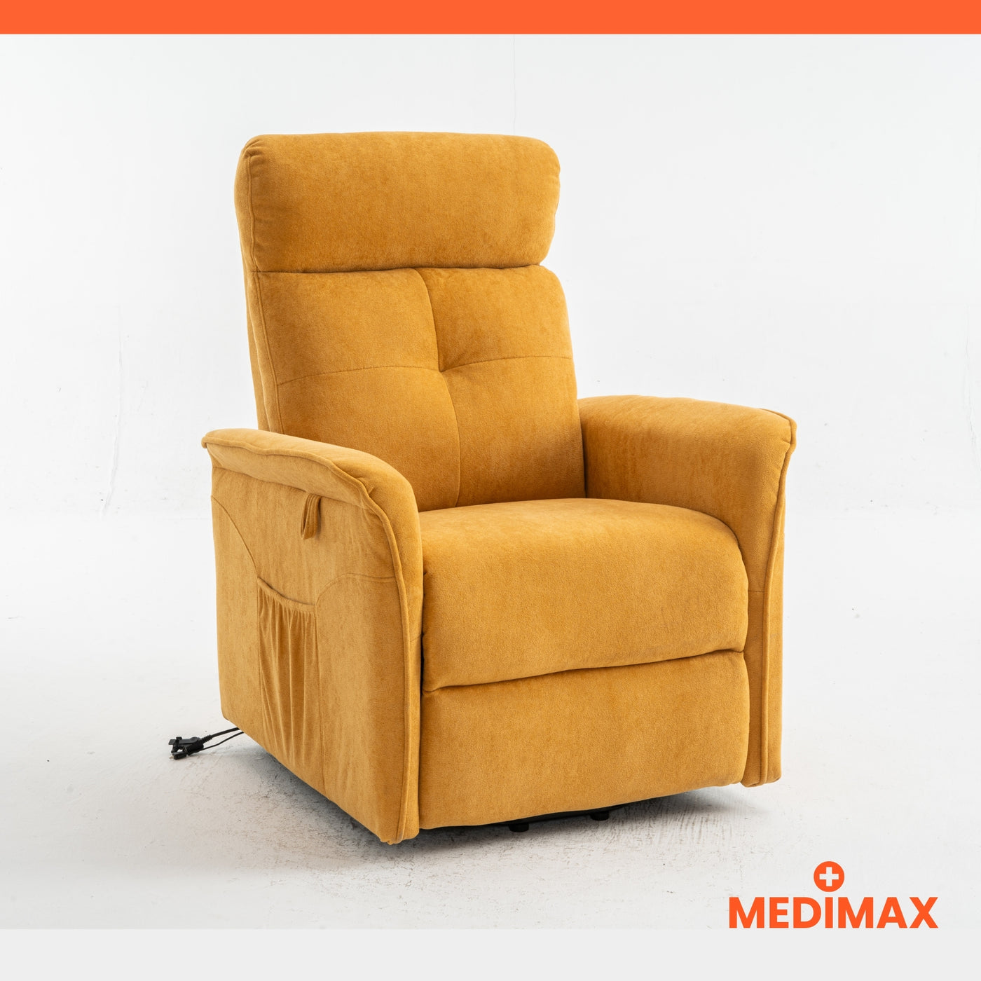 Fauteuil releveur electrique 2 moteurs — dossier et jambes independants